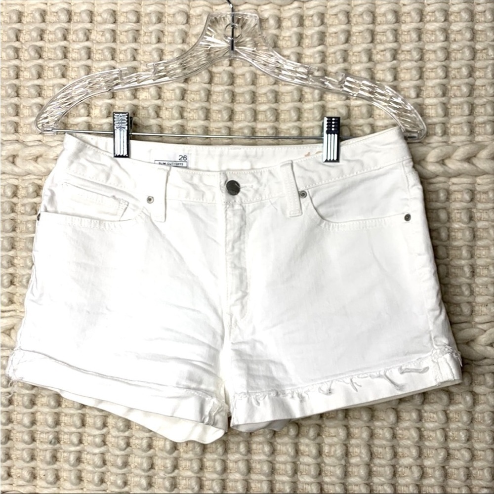 GAP slim cut offs jean shorts